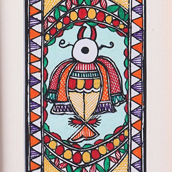 iMithila Traditional Madhubani Artwork Framed Hand Paintings for wall of Multicolour Birds in Mithila Style Elegant and Beautiful Nature - Image 3