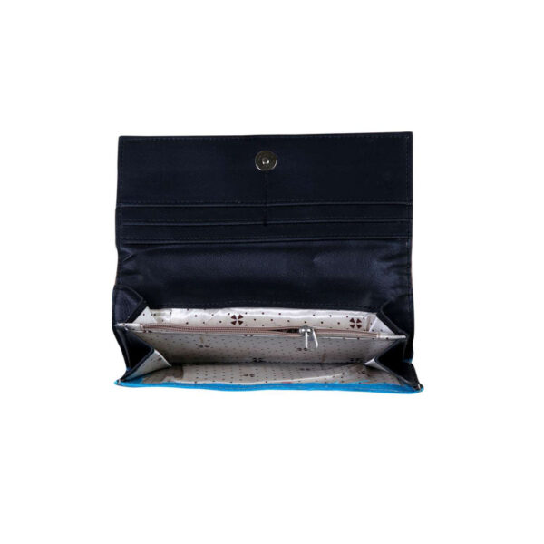 iMithila Madhubani Art' Jute Cotton Clutch Handpainted Motifs - Image 5