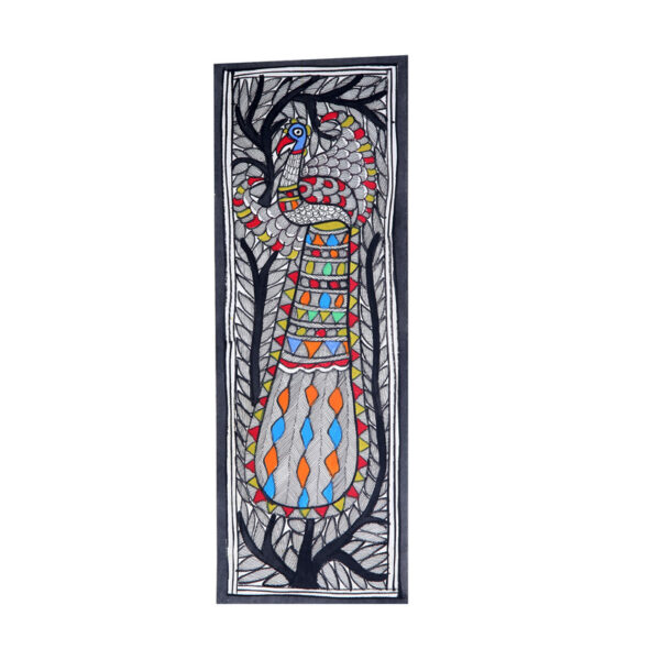 iMithila Authentic Madhubani Handpainted Paintings- Indian Traditional Folk Art -For Office / Home / Kitchen -Combo Pack of 2 Paintings (Unframed) - Image 4